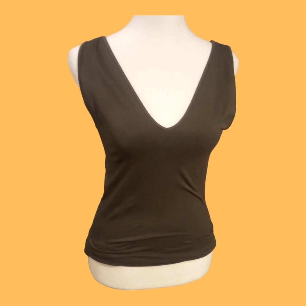 Olive osfm reversible skinny tees